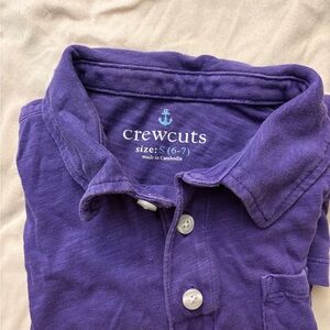 Crewcuts Vibrant Purple Collared Shirt